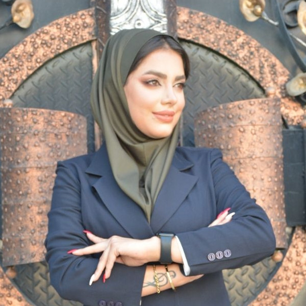 مقنعه اداری تل دار