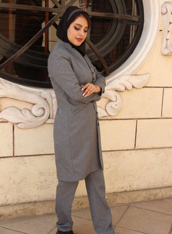 مدل مانتو شلوار اداری