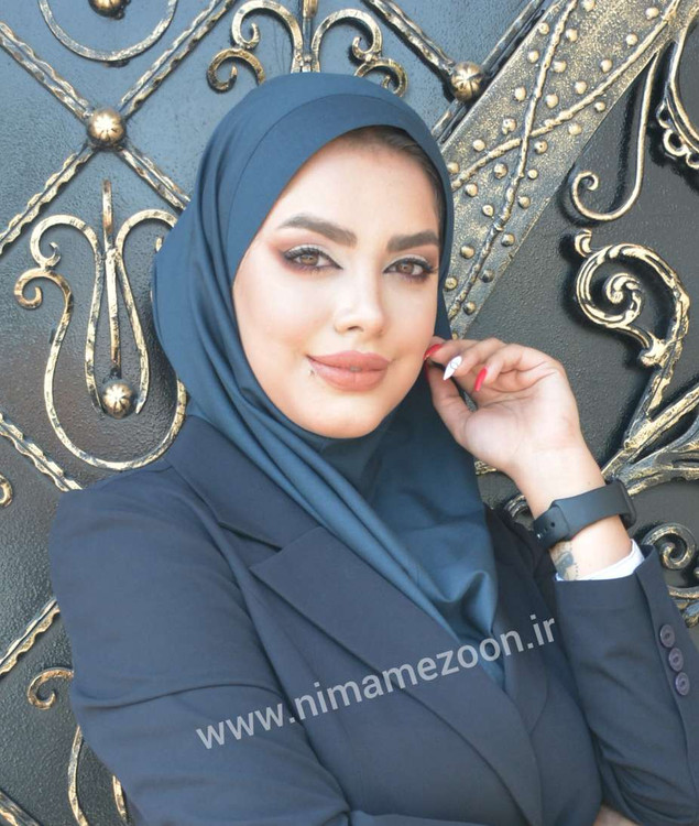 مقنعه تل دار اداری