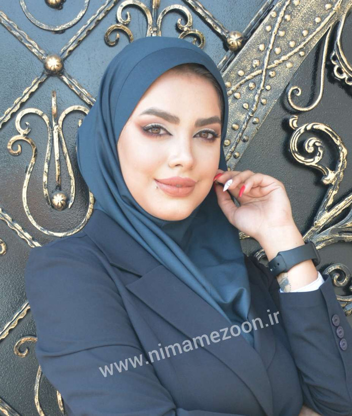 مقنعه تل دار اداری