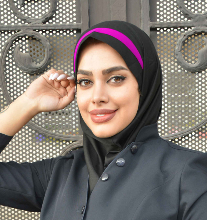 مقنعه تل دار اداری کد 14