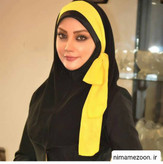 مقنعه تل دار پاپیونی