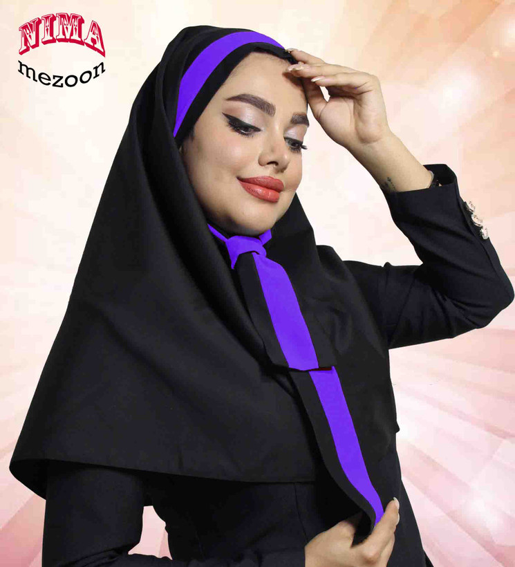 مقنعه فرم اداری مدل دار