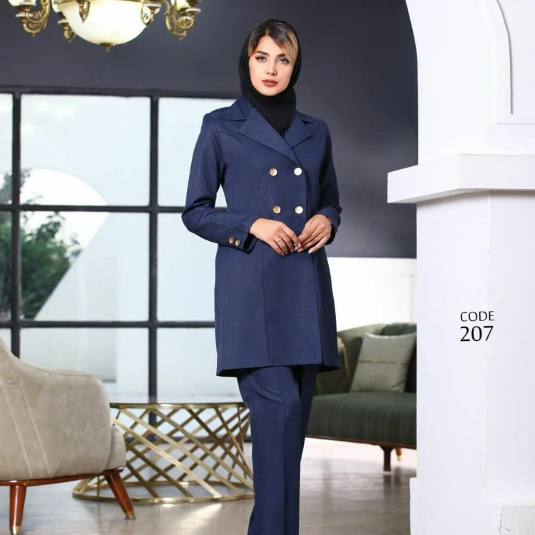 مدل مانتو شلوار اداری