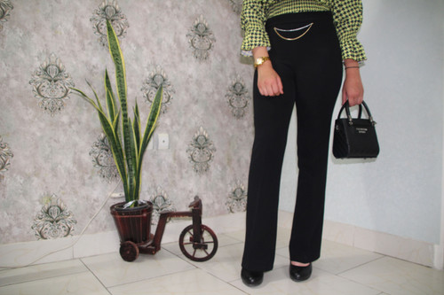 شلوار پارچه ای زنانه دمپا گشاد