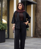 کت شلوار کیمونو کوتاه مازراتی
